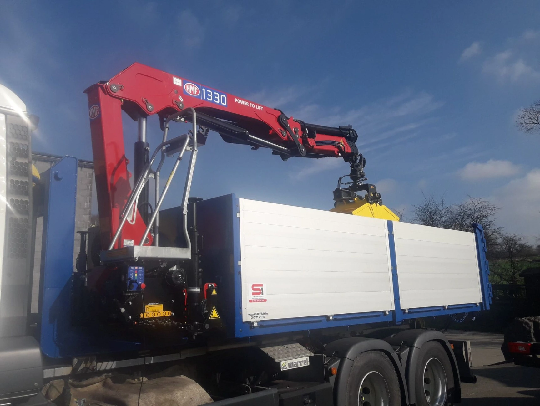 Camion Container Grappin