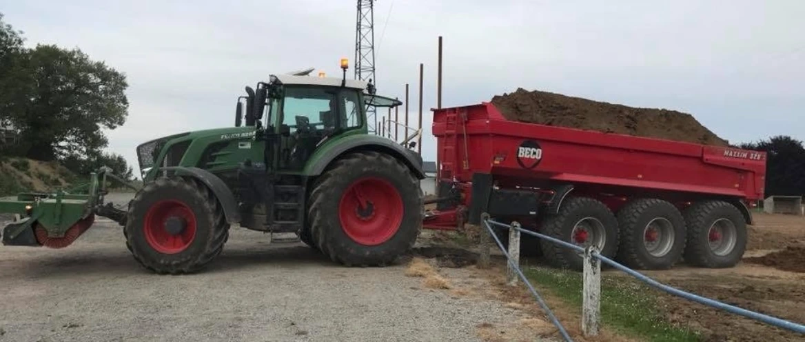 Tracteur Benne